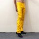 Mirror Fit Pleated Flare Leather Pants For Men And Women